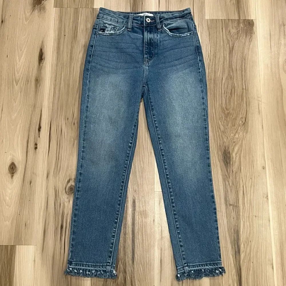 KanCan High Rise Raw Fringe Skinny Jeans Women’s 3/25